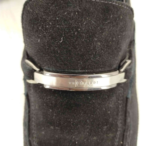 トラサルディ TRUSSARDI メタルプレート スエードビジネスシューズ メンズ 25 1/2 EEE