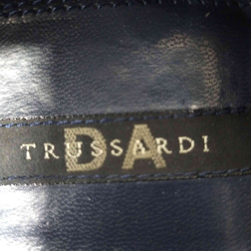 トラサルディ TRUSSARDI メタルプレート スエードビジネスシューズ メンズ 25 1/2 EEE