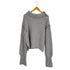 イン IHNN 23AW COLOR STITCH LOWGAUGE TUTLENECK PULLOVER レディース