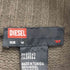ディーゼル DIESEL 00S ロゴ刺繍 ハーフジップ リブニット レディース import:M