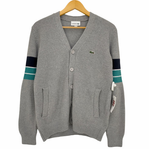 ラコステ LACOSTE ライトコットンVカーディガン メンズ FR 3
