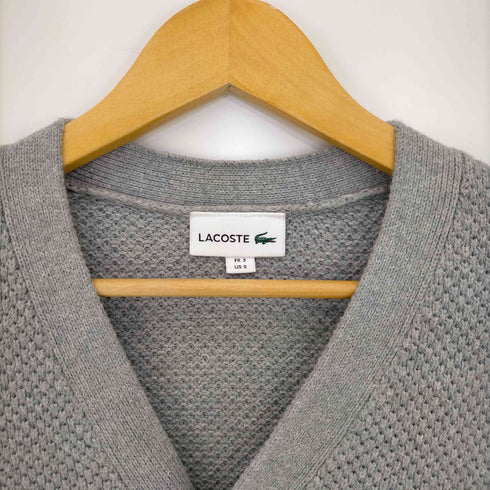 ラコステ LACOSTE ライトコットンVカーディガン メンズ FR 3