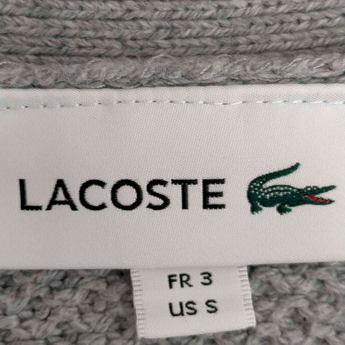 ラコステ LACOSTE ライトコットンVカーディガン メンズ FR 3