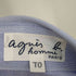 アニエスベーオム Agnes b.homme ヘリンボーン半袖シャツ レディース T0