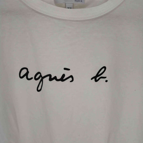 アニエスベー agnes b. PARIS ロゴプリントTシャツ レディース T3