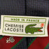 シュミーズ ラコステ CHEMISE LACOSTE フランス製 ストライプ シルクネクタイ メンズ