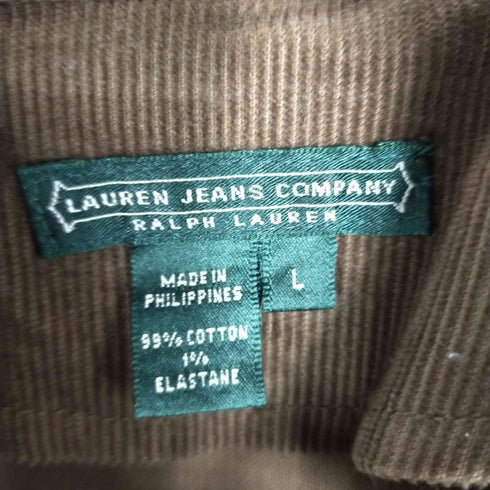 ローレンジーンズカンパニー LAUREN JEANS COMPANY コーデュロイ テーラードジャケット レディース L