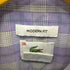 ラコステ LACOSTE MODERN FIT ロゴ刺繍 チェックS/Sシャツ メンズ 38
