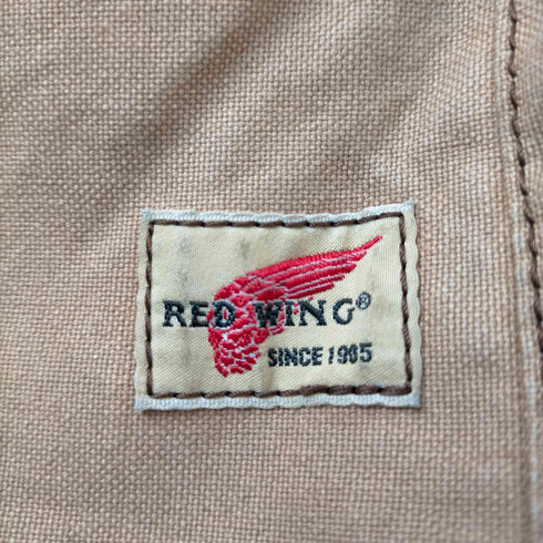 レッドウィング RED WING ロゴ刺繍 レザー切替 キャンバスショルダーバック メンズ