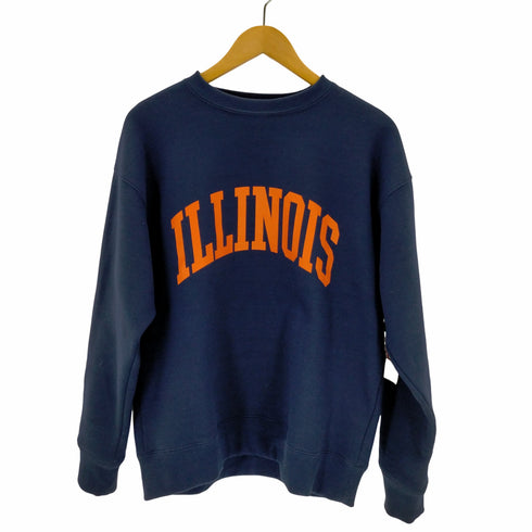 ユニバーサルオーバーオール UNIVERSAL OVERALL ILLINOIS ロゴ SWEAT SHIRT メンズ JPN:M