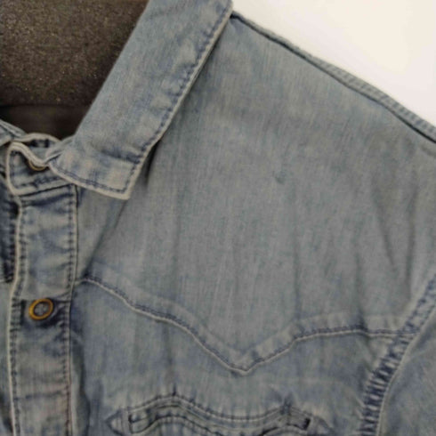 ゴーサンゴーイチプールオム 5351 POUR LES HOMMES ウェスタンデニムシャツ メンズ 1