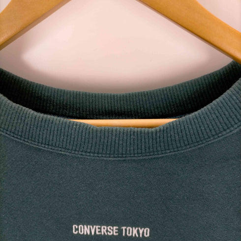 コンバース トウキョウ CONVERSE TOKYO 刺繍クルーネックスウェット メンズ