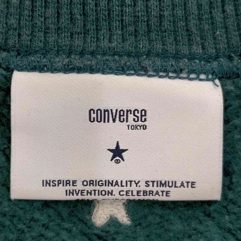 コンバース トウキョウ CONVERSE TOKYO 刺繍クルーネックスウェット メンズ