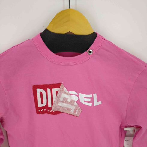 ディーゼル DIESEL はがれロゴ L/S TEE レディース 8