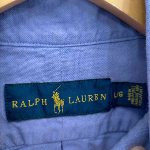 ラルフローレン RALPH LAUREN ポニー刺繍 B.Dシャツ メンズ import:L