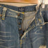 アールジーン Earl Jean ボタンフライ ダメージ加工ストレートデニムパンツ メンズ 32×34