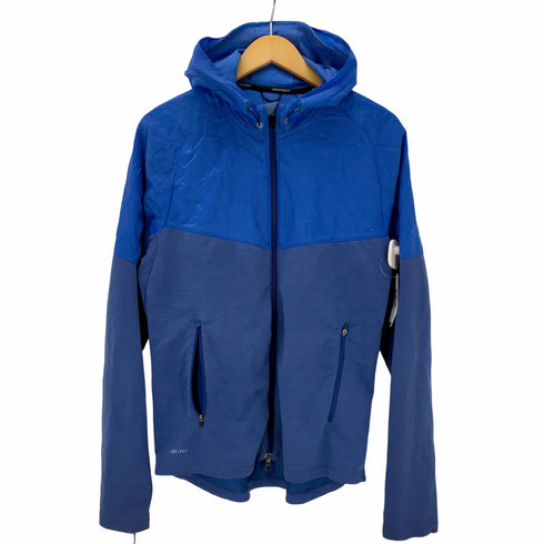 ナイキ NIKE DRI FIT ポリコットン切替 ジップアップ パーカー メンズ JPN:L