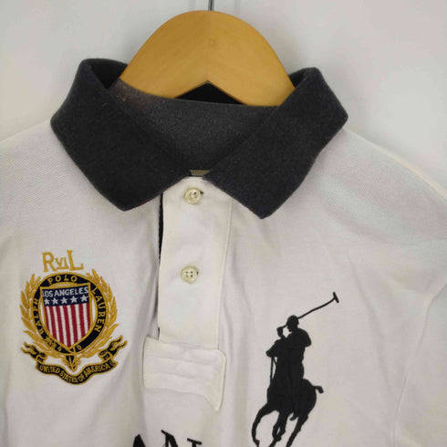 ポロバイラルフローレン Polo by RALPH LAUREN CUSTOM FIT ビッグポニー刺繍ナンバリングポロシャツ メンズ JPN:S