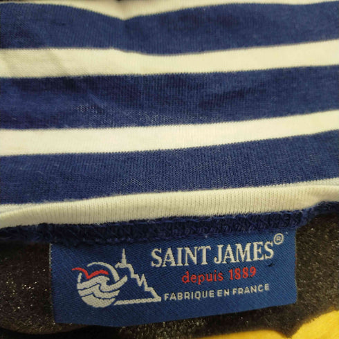 セントジェームス SAINT JAMES ボーダーボートネックロンT レディース 40