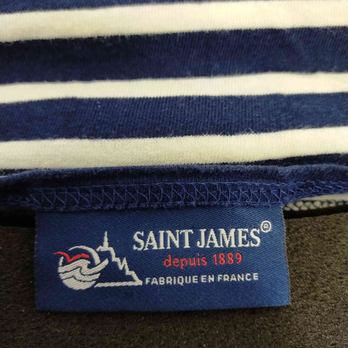 セントジェームス SAINT JAMES ボーダーボートネックTシャツ レディース 40