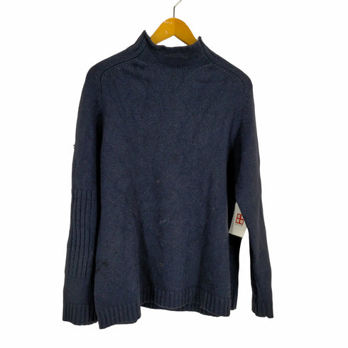 ダナキャランニューヨーク DKNY 90S ハイネック リブ切替ウールニット メンズ import:M