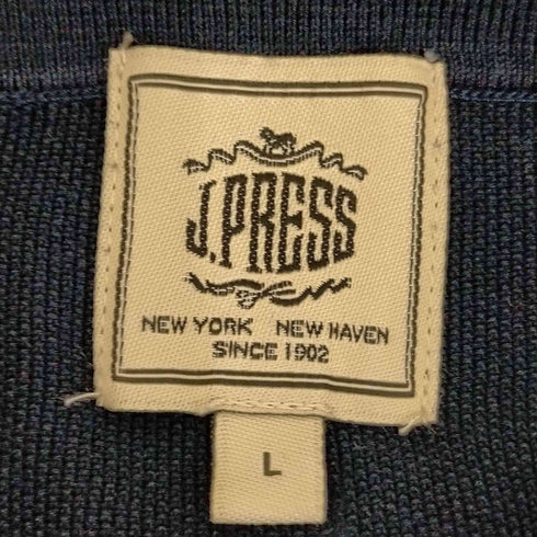 ジェイプレス J.PRESS HOUSTONGASS 14G ニットポロシャツ メンズ JPN:L