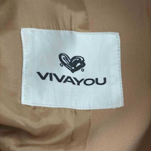 ビバユー VIVAYOU フロントジップブルゾン フロントスリットスカート レディース JPN:M