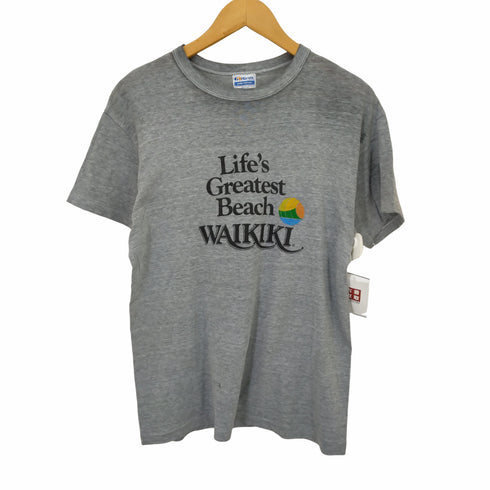 ヘインズ Hanes 80-90S プリント ショートスリーブTシャツ メンズ import:L