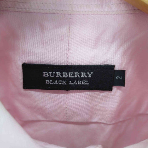 バーバリーブラックレーベル BURBERRY BLACK LABEL BDシャツ S/S メンズ JPN:2