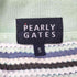 パーリーゲイツ PEARLY GATES ワンポイント 刺繍 アクリル混 コットン ニット S/S ボーダー ポロシャツ メンズ 5