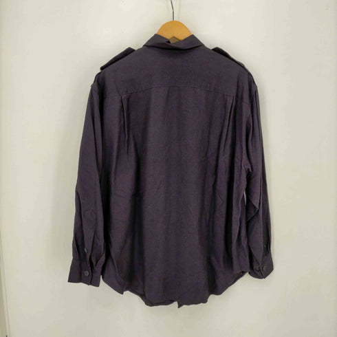 ラルフローレン RALPH LAUREN 90S ネコ目ボタン エポレット付きレーヨンシャツ メンズ 10
