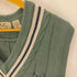 アイゾッド IZOD 90-00S ロゴ刺繍 コットン チルデン ニットベスト メンズ import:L