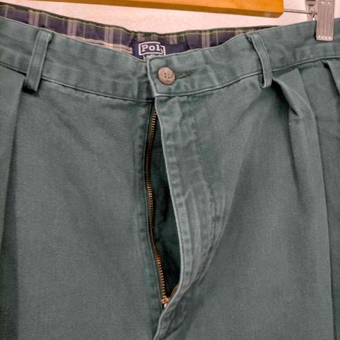 ポロバイラルフローレン Polo by RALPH LAUREN 90s USA製THE CLASSIC GOLF PANT ツータックチノパンツ メンズ