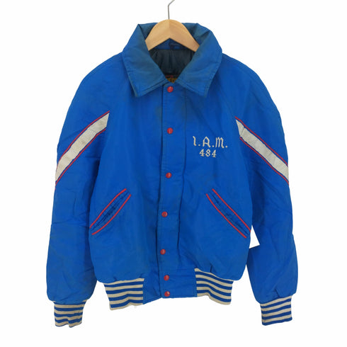 SEDER Sportswear 80S スナップボタン フルジップ ナイロン ブルゾン ジャケット スタジャン メンズ 42