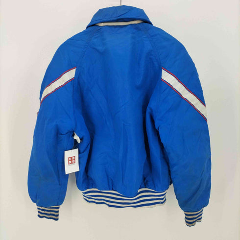 SEDER Sportswear 80S スナップボタン フルジップ ナイロン ブルゾン ジャケット スタジャン メンズ 42