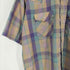 フルギ saddle king western 90S USA製 マドラス チェック S/S ウエスタン シャツ メンズ 17
