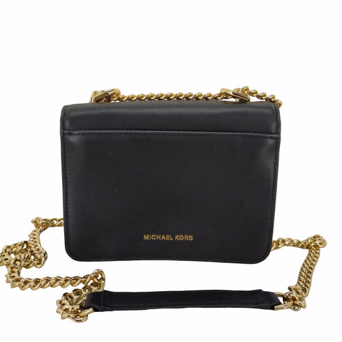 マイケルコース Michael Kors ゴールドチェーン カーフスキンショルダーバッグ レディース