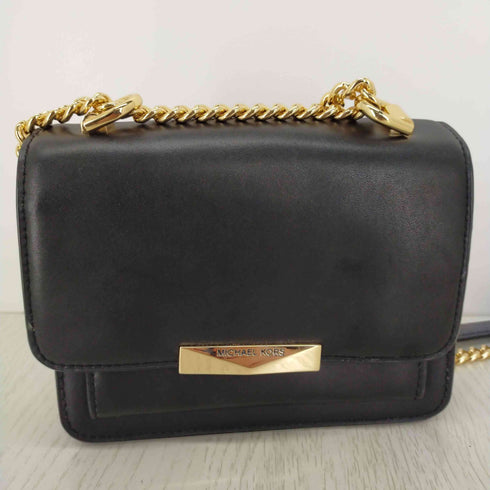 マイケルコース Michael Kors ゴールドチェーン カーフスキンショルダーバッグ レディース