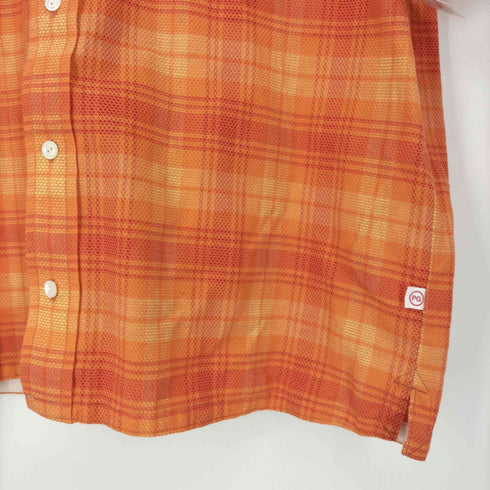 パーリーゲイツ PEARLY GATES シャドー チェック S/S レギュラーカラー ボックスシルエット シャツ メンズ 5