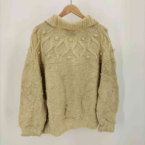 Francis Daunt 70-80s FULL ZIP FISHERMAN KNIT SWEATER JACKET ヴィンテージ フルジップ フィッシャーマンズ ニット ジャケット メンズ
