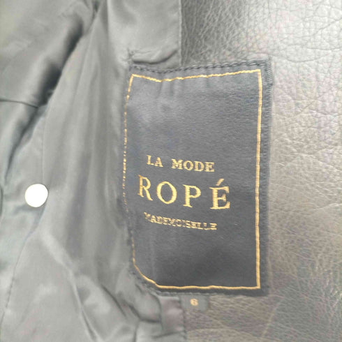 la mode rope カウレザー テーラード ジャケット レディース 6
