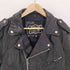 ファースト ジェニュイン レザー first genuine leather 90S Leather Jacket Multi Pocked Biker Jacket メンズ 42
