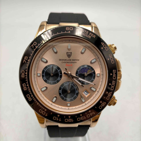 LIGE Chronograph Quartz Watch Men Luxury クロノグラフ アナログ ウォッチ クオーツ 腕時計 メンズ