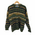 WOOLLY JUMPERS ニュージーランド製 総柄 PURE MERINO WOOL ウール ニット セーター メンズ import:L