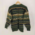 WOOLLY JUMPERS ニュージーランド製 総柄 PURE MERINO WOOL ウール ニット セーター メンズ import:L