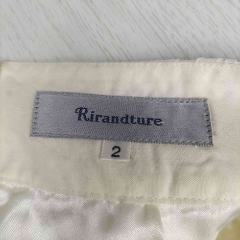 リランドチュール Rirandture トッコ ミモレ ロング フラワーレース フレアスカート レディース JPN:2