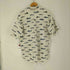 コロンビア Columbia 90S 魚柄 総柄 ポケット S/S ボタンダウン シャツ メンズ import:XL