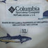 コロンビア Columbia 90S 魚柄 総柄 ポケット S/S ボタンダウン シャツ メンズ import:XL