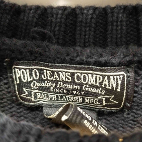 ポロジーンズカンパニーラルフローレン POLO JEANS COMPANY RALPH LAUREN ワンポイントニット メンズ import:M