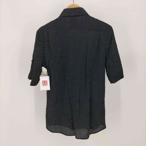 ハムネット HAMNETT ドット柄 シアサッカー S/S シャツ メンズ import:L